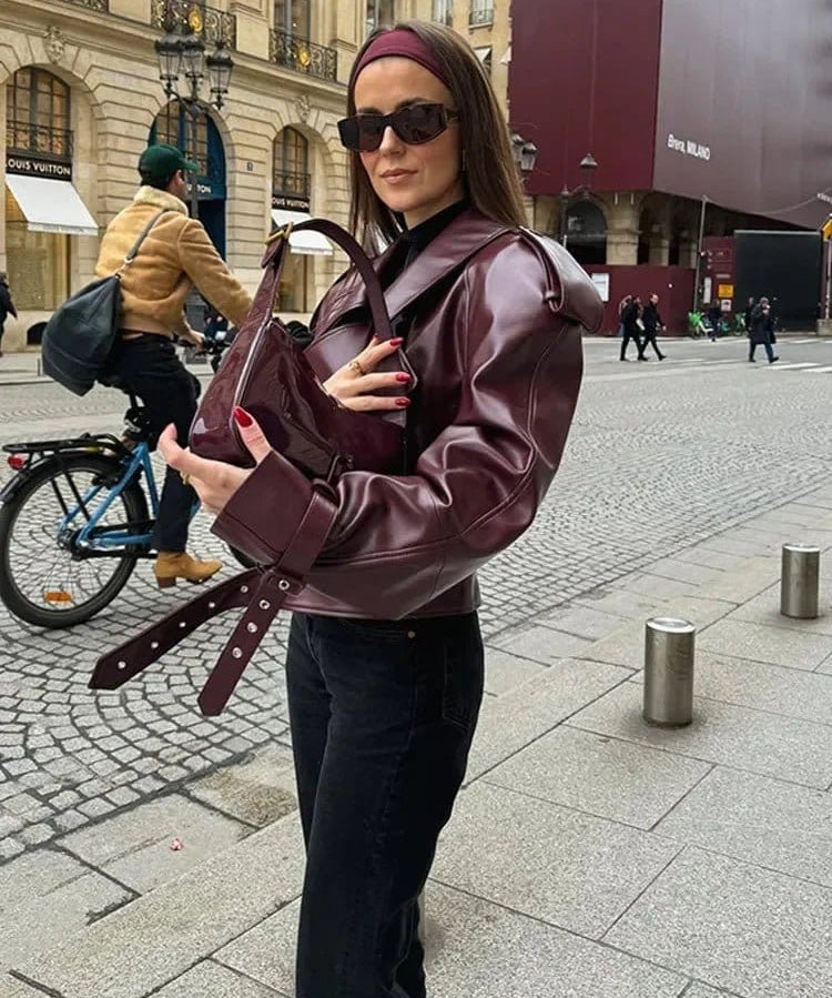 Modinzi Monarch Frame – Oversized Leather Jacket