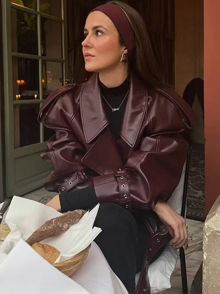 Modinzi Monarch Frame – Oversized Leather Jacket