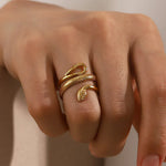 Modinzi Nahla – Serpent Wrap Ring