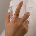 Modinzi Nahla – Serpent Wrap Ring