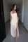 Modinzi Ivory / 6 (XS) Naya Tide – Draped Evening Dress