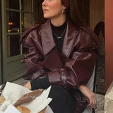 Monarch Frame – Oversized Leather Jacket