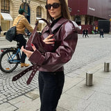 Monarch Frame – Oversized Leather Jacket