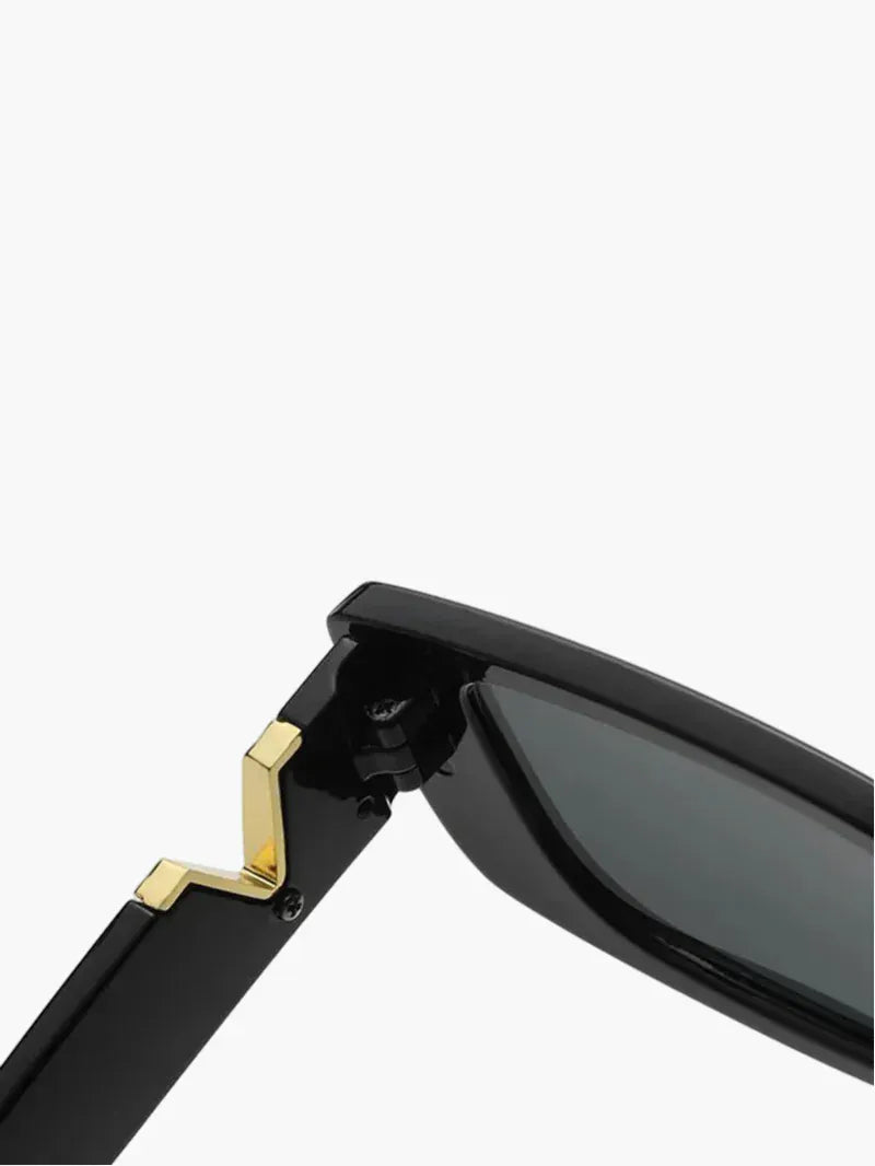 Modinzi black Noir Edge – Slim Rectangle Sunglasse