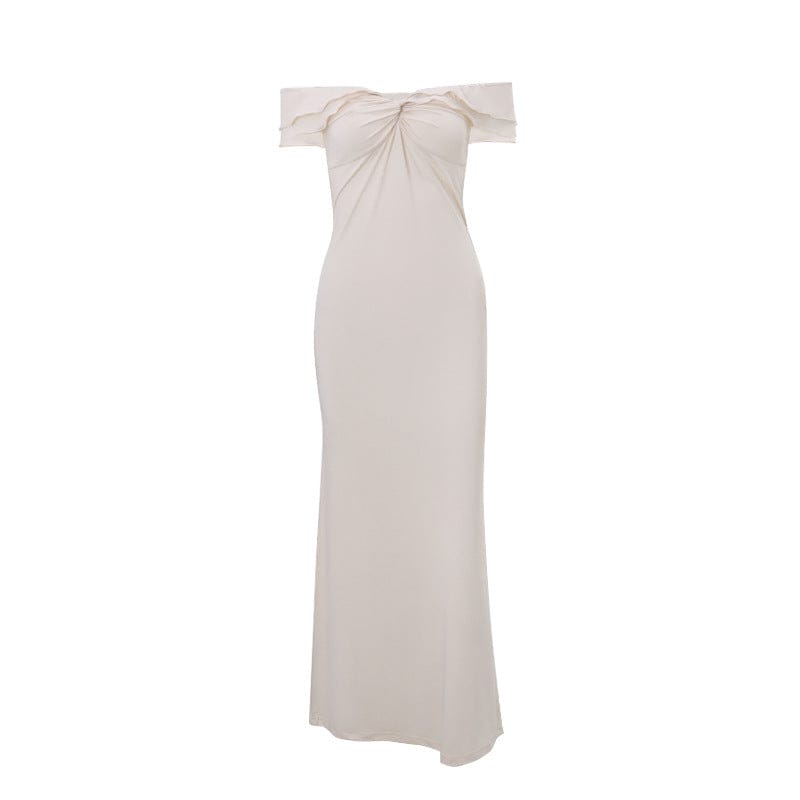 Modinzi Pearl Dreams – Off-Shoulder Maxi Dress