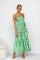 Modinzi Midi dress Green / 8 (S) Playful Whimsy Stripe Midi Dress – Bold Summer Charm