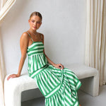 Modinzi Midi dress Playful Whimsy Stripe Midi Dress – Bold Summer Charm