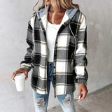 Modinzi black / 6 (XS) Raya Trail – Multistripe Knit Hoodie Jacket