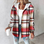 Modinzi dark pink / 6 (XS) Raya Trail – Multistripe Knit Hoodie Jacket