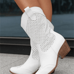 Modinzi Raya West – Perforated Western Boot