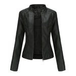 Modinzi black / 6 Rebel Spirit – Cropped Leather Jacket