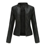 Modinzi black / 6 Rebel Spirit – Cropped Leather Jacket