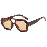 Modinzi Tortoise Orange Renna – Geometric Frame Sunglasses