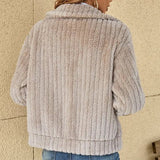 Calla Loop – Textured Zip Front Jacket