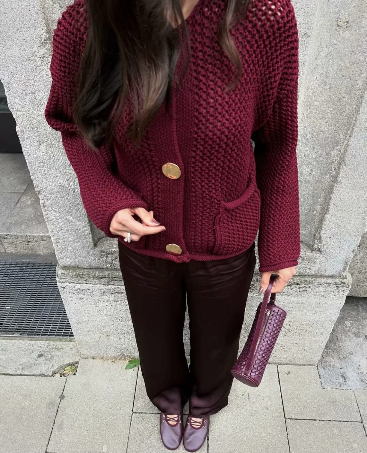 Modinzi Rowan Loop – Chunky Button Cardigan