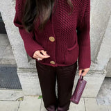 Modinzi Rowan Loop – Chunky Button Cardigan