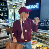Modinzi Rowan Loop – Chunky Button Cardigan