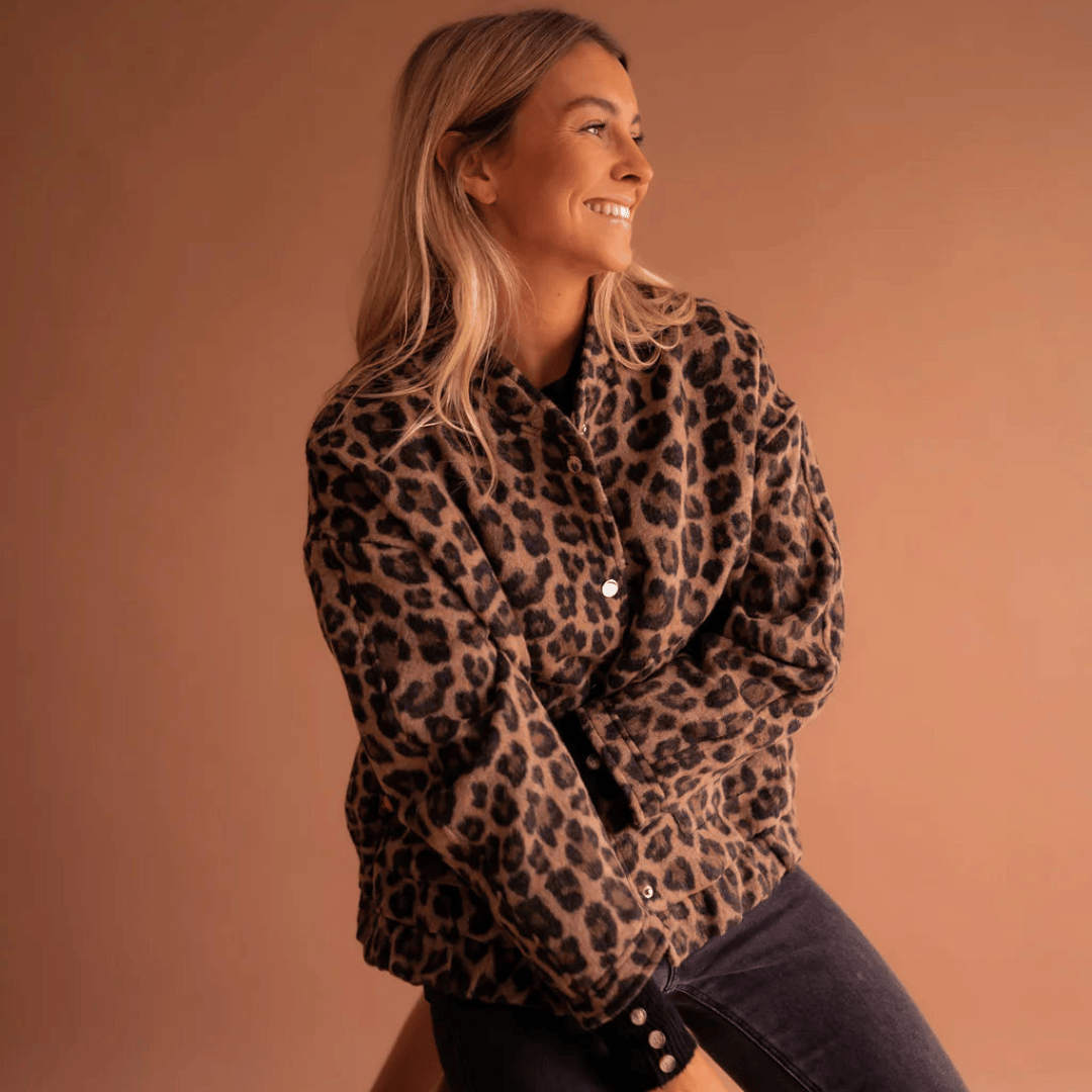 Modinzi Safari Dreams – Leopard Print Jacket