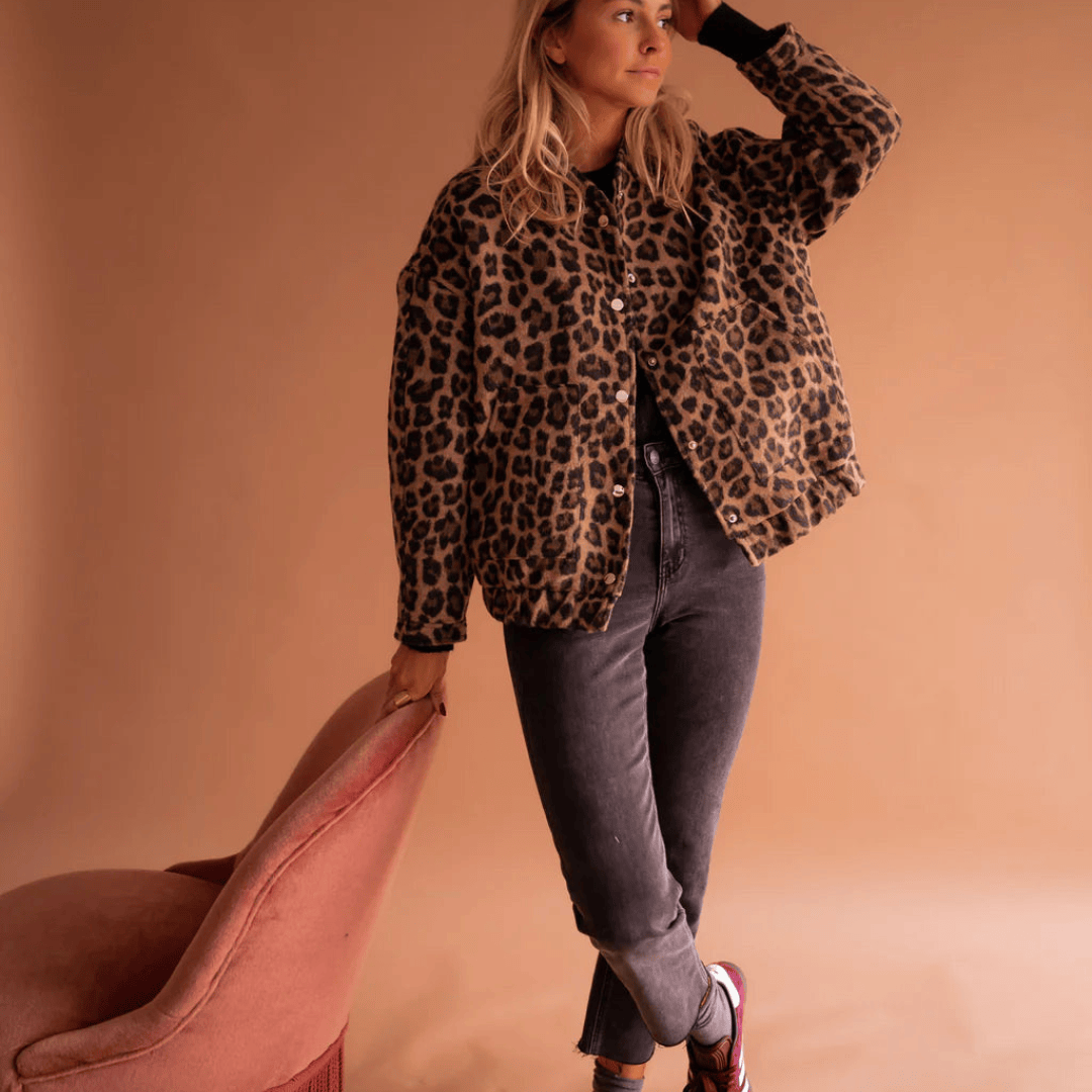 Modinzi Safari Dreams – Leopard Print Jacket