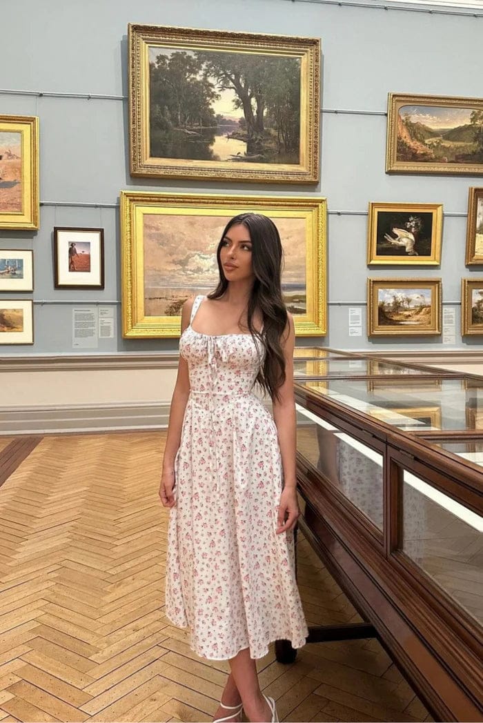 Modinzi Seraphine Fleur – Gathered Bust Midi