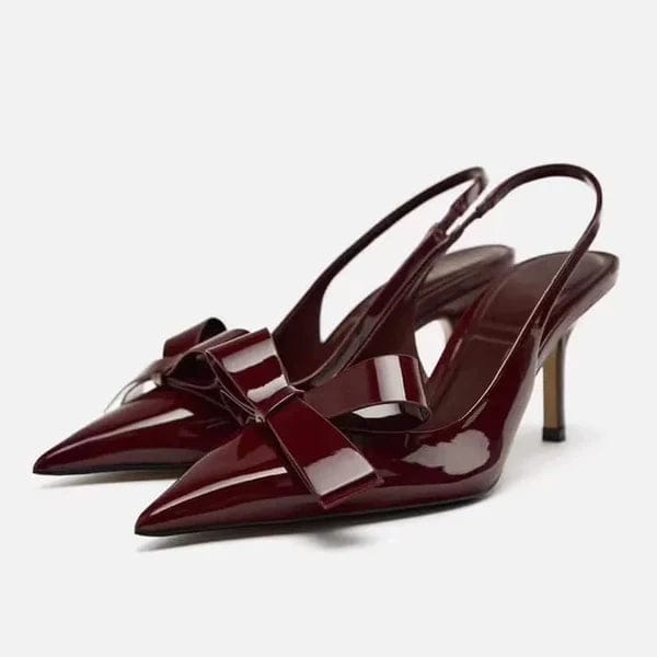Modinzi Burgundy / 4 Seraphine – Sculpted Ribbon Heel