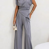 Modinzi light blue / 6 (XS) Seren Drape – Wide Leg Set