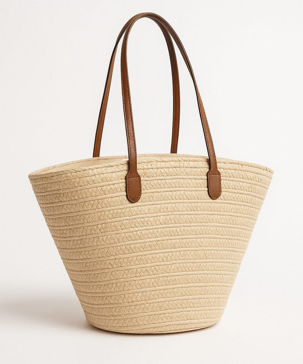 Modinzi Beige Soléa Bay – Woven Tote Bag
