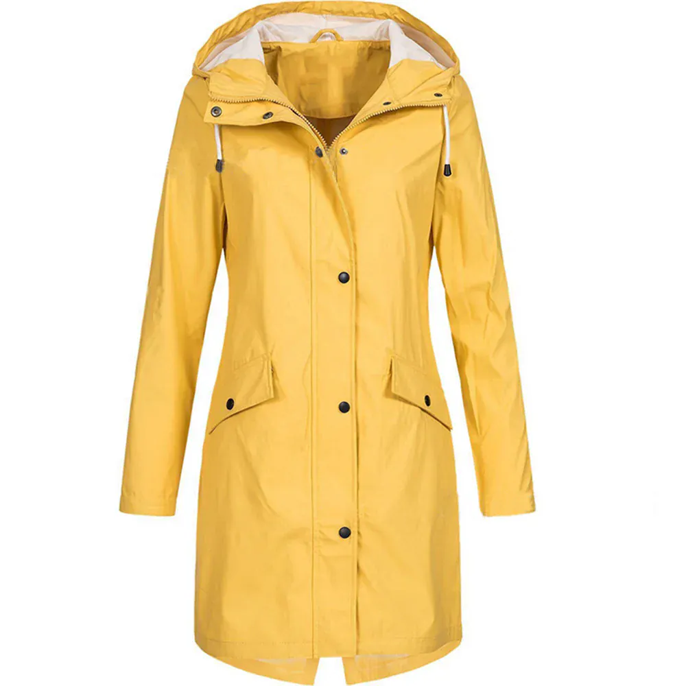 Modinzi Yellow / 6 Storm Shield – Hooded Rain Coat
