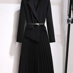 Modinzi black / 6 Studio Fusion – Blazer Pleated Dress