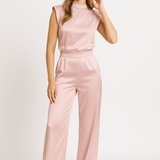 Modinzi Pink&Yellow / 6 Urban Minimalist – Sleeveless Two-Piece Set