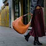 Liora Curve – Woven Shoulder Bag