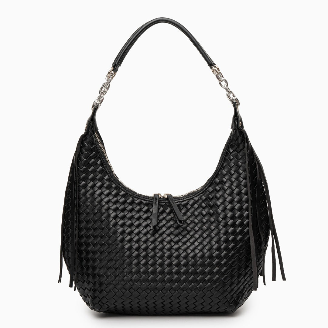 Liora Curve – Woven Shoulder Bag