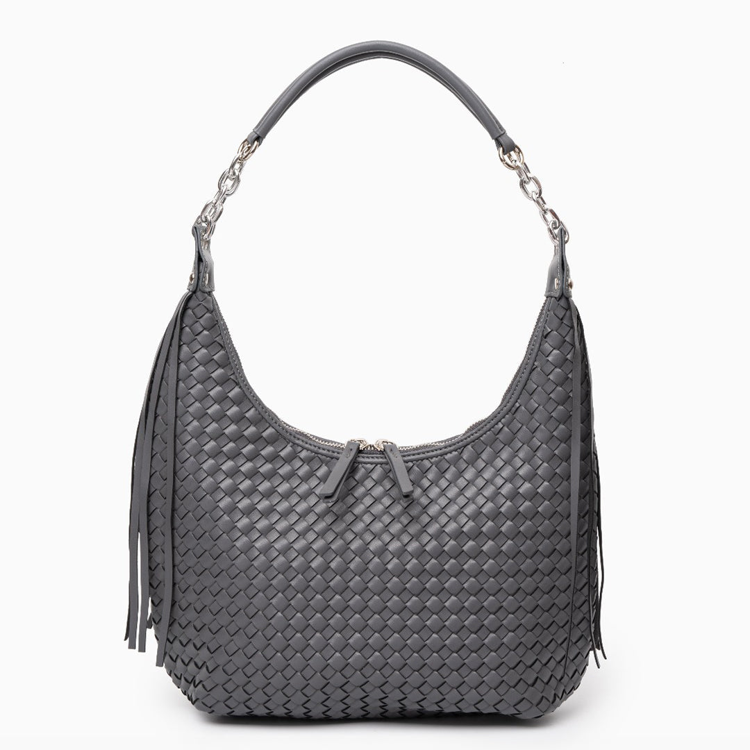 Liora Curve – Woven Shoulder Bag