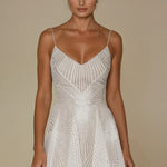 Modinzi Midi dress , maxi dress Women’s Evening Dress – Strappy A-Line with Sequin Detail