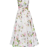 Modinzi Midi dress Women’s Fit & Flare Floral Midi Dress – Sleeveless A-Line Sundress