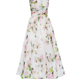 Modinzi Midi dress Women’s Fit & Flare Floral Midi Dress – Sleeveless A-Line Sundress