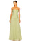 Modinzi Maxi dress Green / 8 (S) Women’s Pleated Strapless Dress – Flowing Maxi Formal Wear