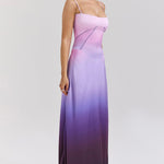 Modinzi Maxi dress Women’s Satin Maxi Dress – Spaghetti Strap Backless Evening Gown