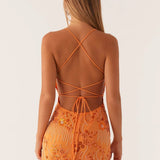 Modinzi Mini Dress Women’s Sequin Cami Mini Dress – Strappy Backless Party Dress