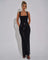 Modinzi Maxi dress black / 8 (S) Women’s Sequin Evening Gown – Sleeveless Backless Floor-Length Dress